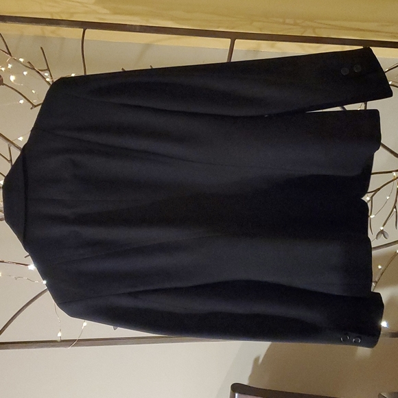 Bebe fitted black 3 button blazer - Picture 3 of 5